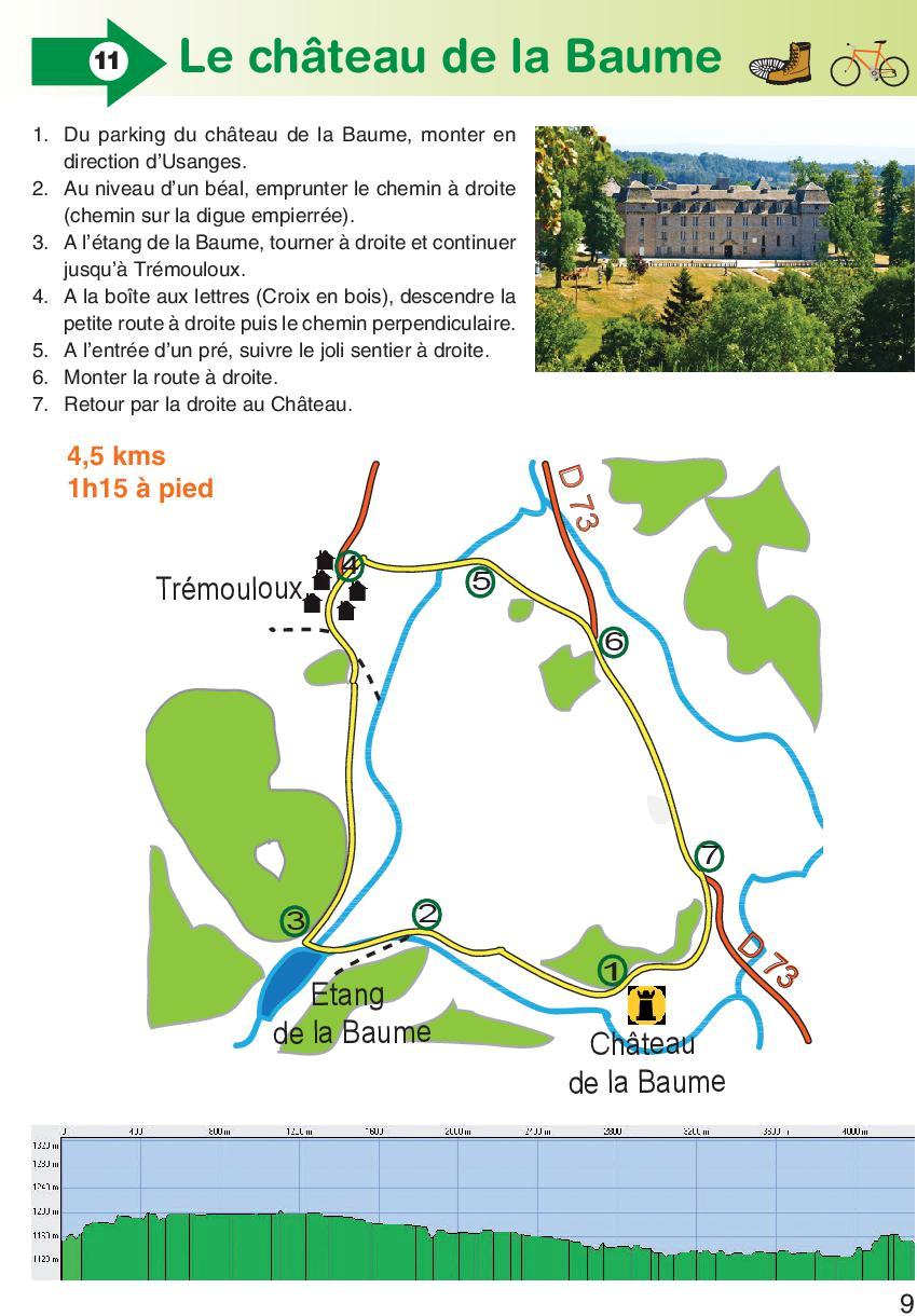 parcours11 RANDONNEES chateau de la beaume edition 2018 11